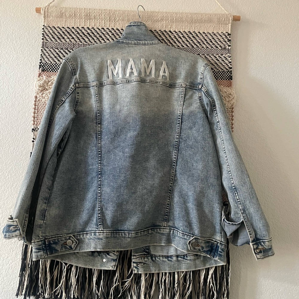 Denim Maternity Women's Jacket - Picture 4 of 5